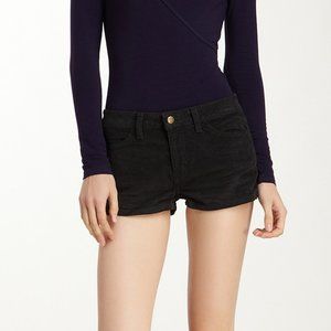American Apparel corduroy short shorts "almost black" - Size 29 (NWOT)